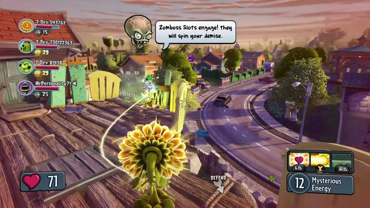 Скачать игру  Plants vs. Zombies: Garden Warfare на ПК